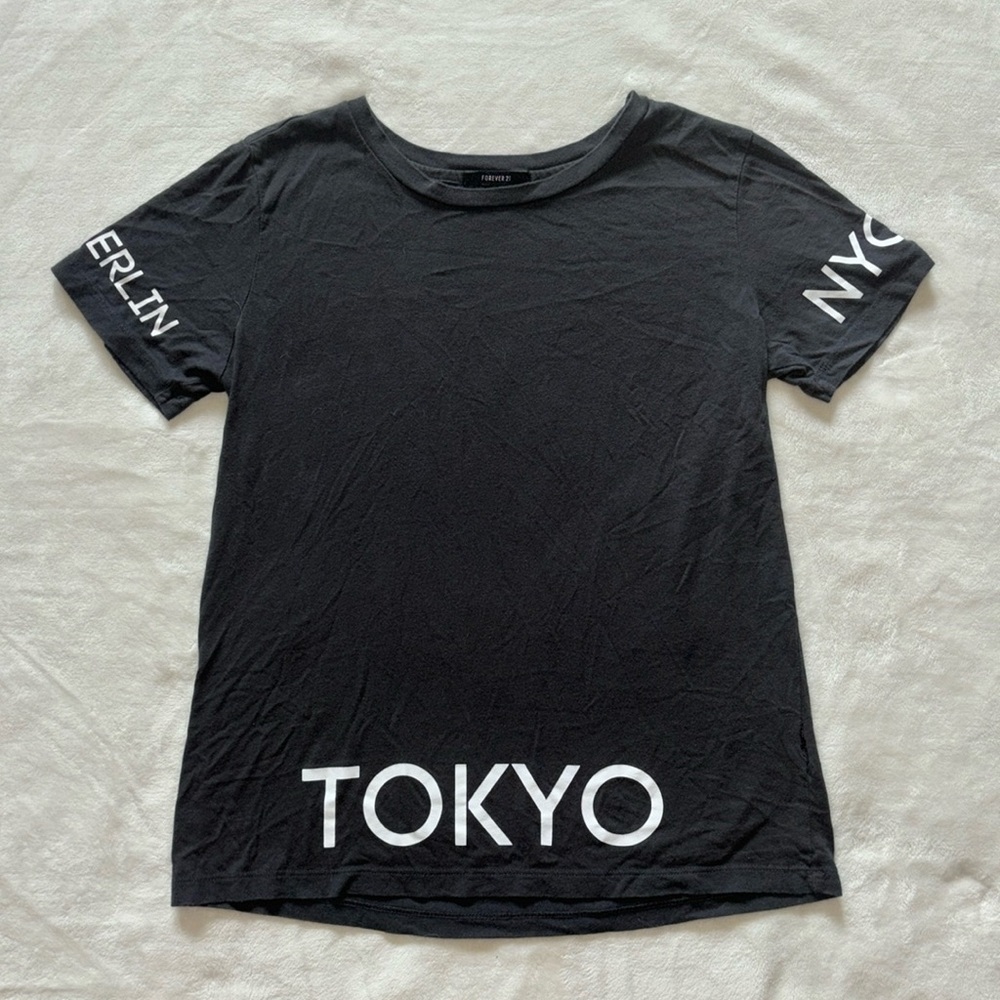 Forever 21 Tokyo Berlin NYC T-Shirt
